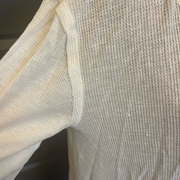 NWT Free People Lightweight thermal fabric Hi-Lo layering piece cute & romantic! - Picture 4 of 7